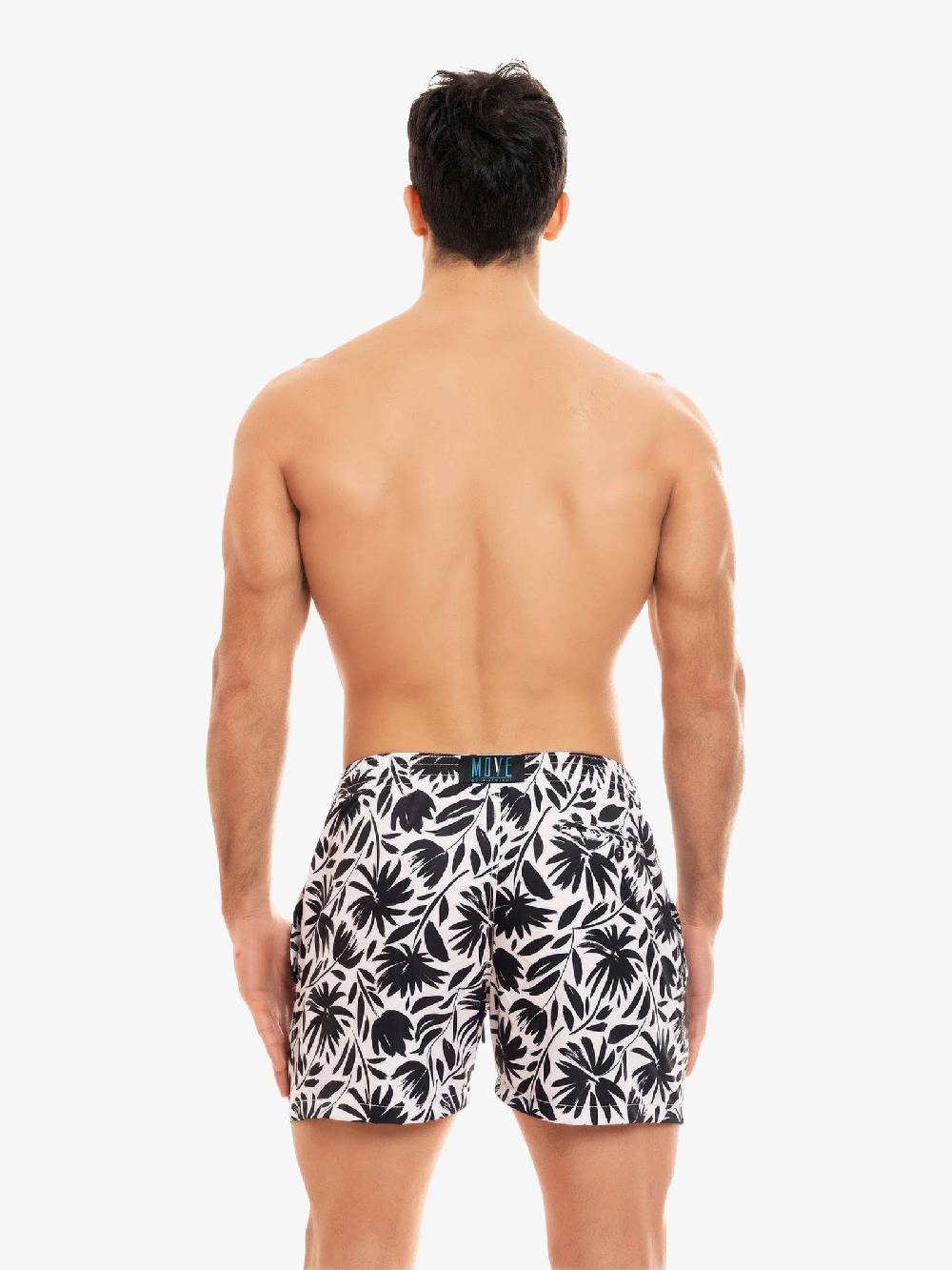 MOVE BEACHWEAR Costume da bagno Boxer Saint Vincent con stampa SVN PRINT 24 uomo nero Presa