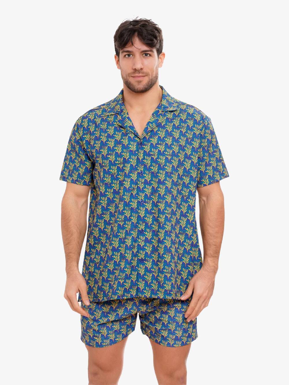 MOVE BEACHWEAR Camicia Bowling con stampa CAMICIA PRINT 24 uomo multicolor In Vendita