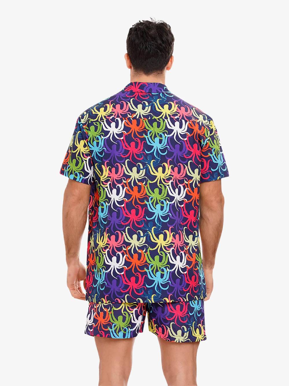 MOVE BEACHWEAR Camicia Bowling con stampa CAMICIA PRINT 24 uomo multicolor Saldi