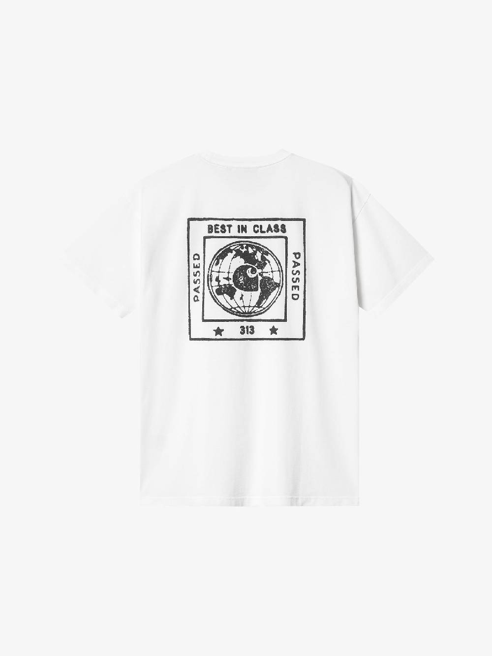 CARHARTT WIP T-shirt S/S Stamp I033670_ uomo cotone bianco Saldi Di Fabbrica