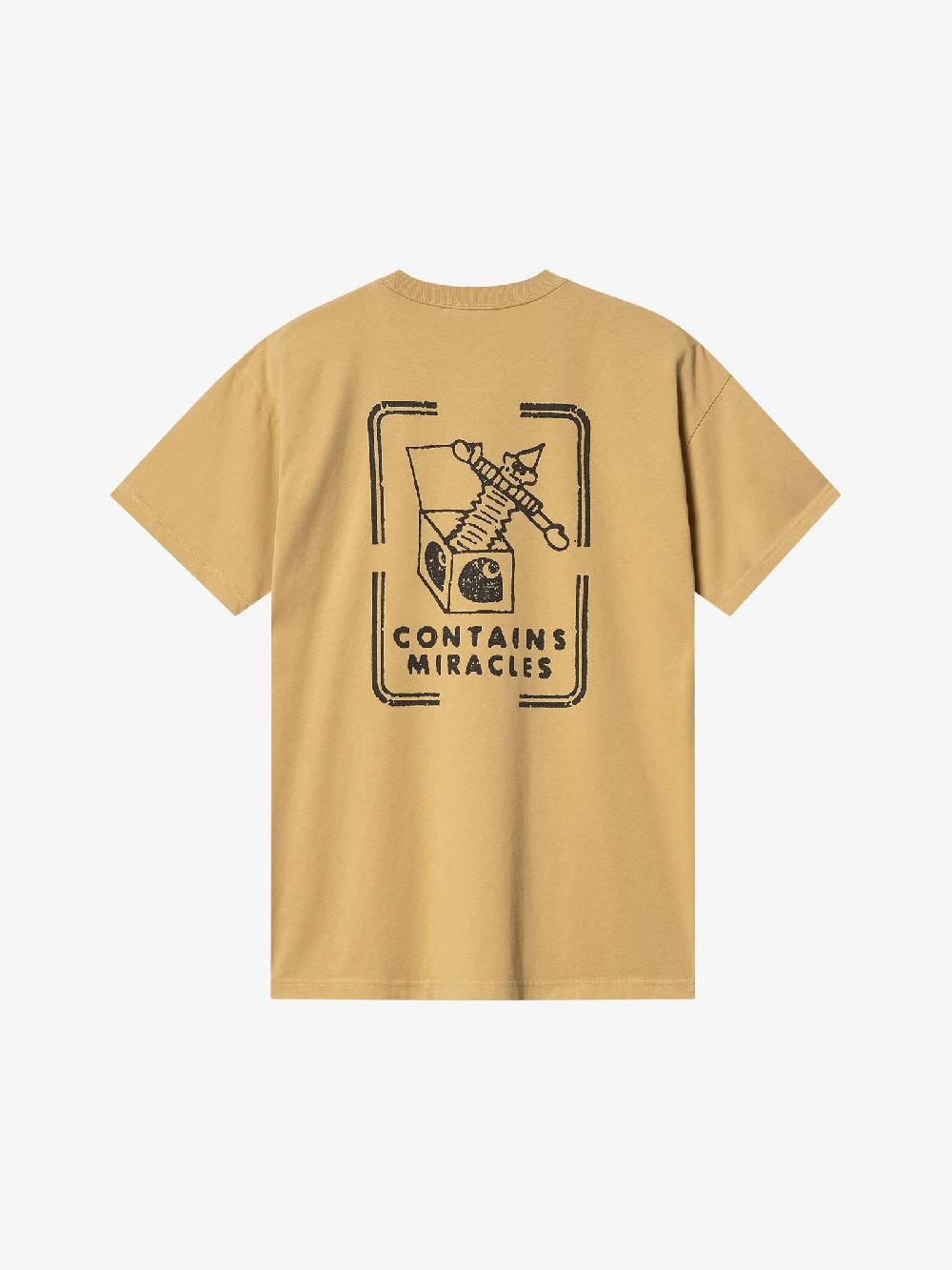 CARHARTT WIP T-shirt S/S Stamp I033670_ uomo cotone beige I Più Venduti