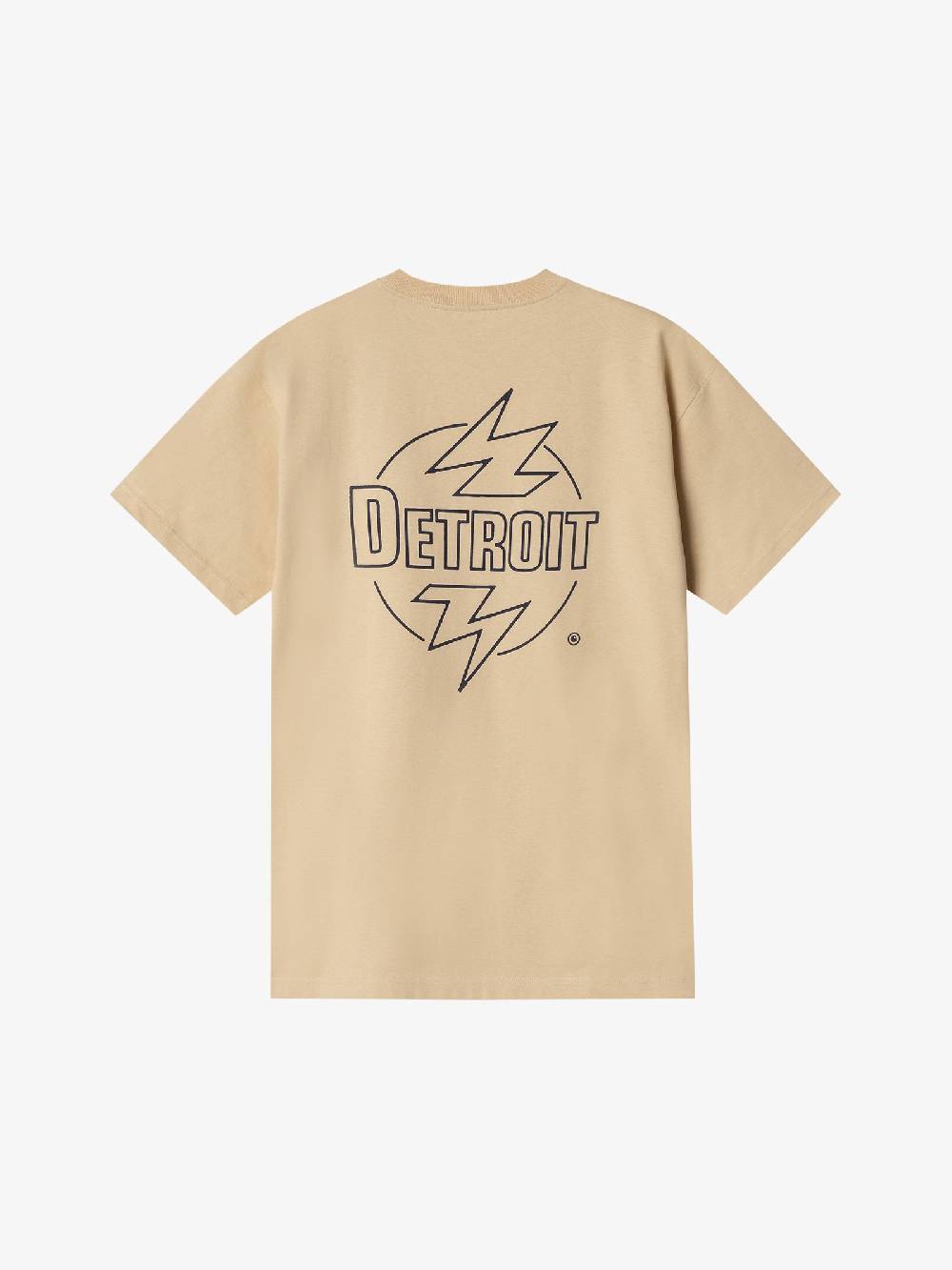 CARHARTT WIP T-shirt S/S Ablaze I033639_ uomo cotone beige Nuova