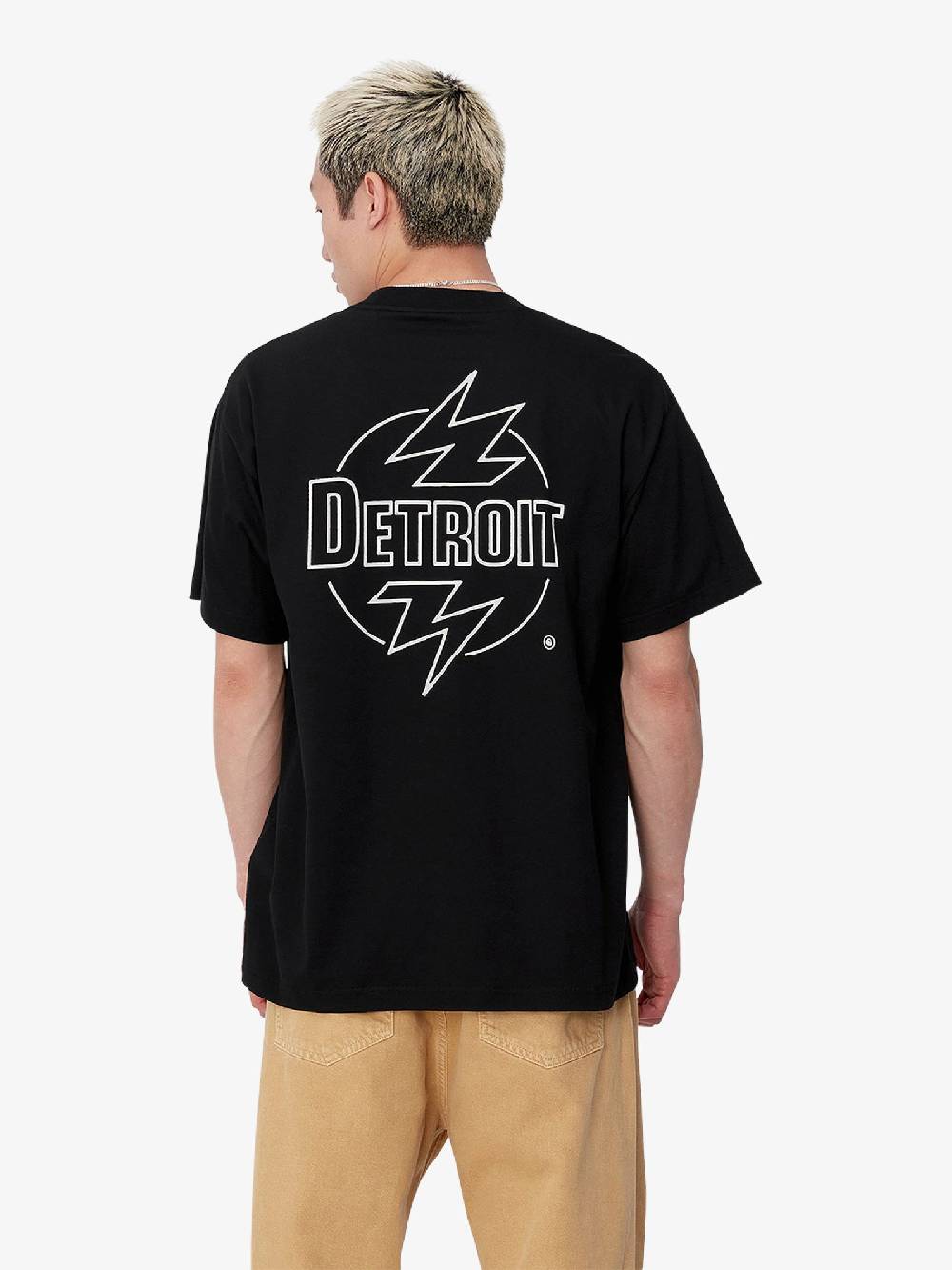 CARHARTT WIP T-shirt S/S Ablaze I033639_ uomo cotone nero Moda