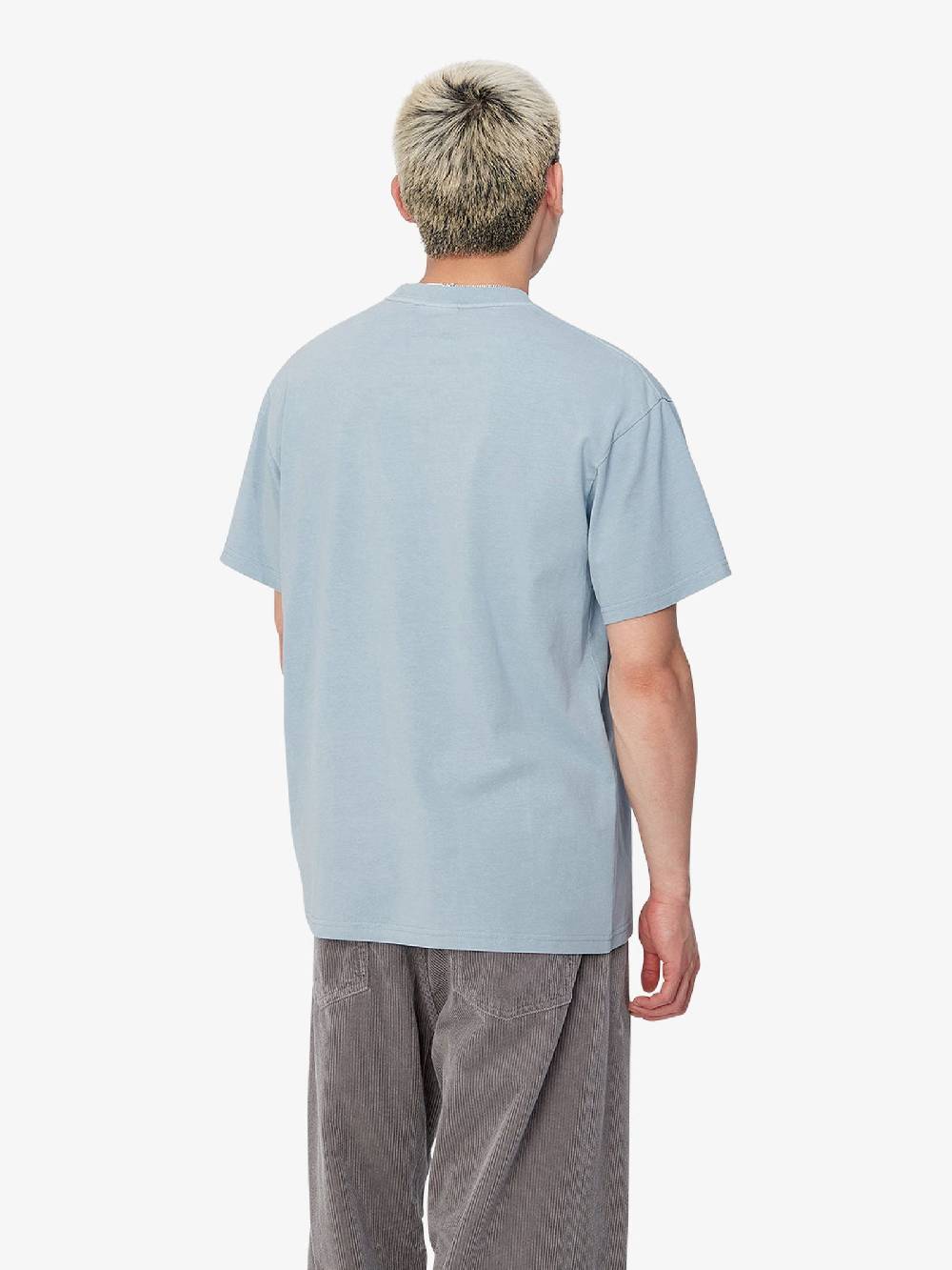 CARHARTT WIP T-shirt S/S Duster Script I033622_ uomo cotone grigio 2025