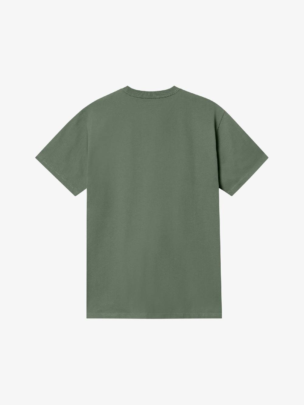 CARHARTT WIP T-shirt S/S Chase T-Shirt I026391_ uomo cotone verde Spedizione Gratuita