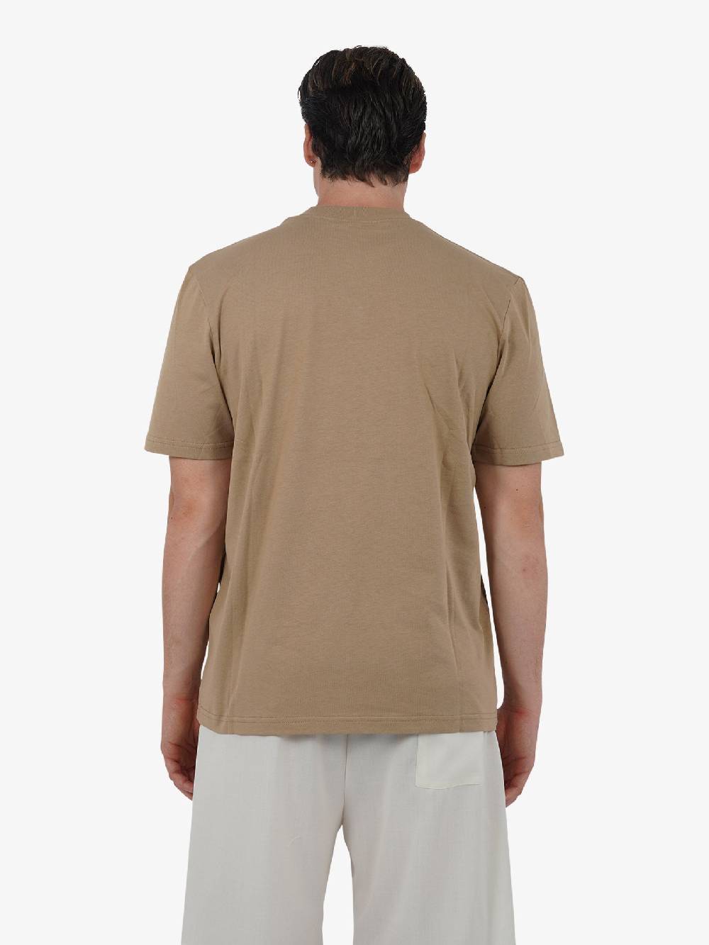 YES LONDON T-shirt XM4116 uomo cotone marrone Qualità Garantita