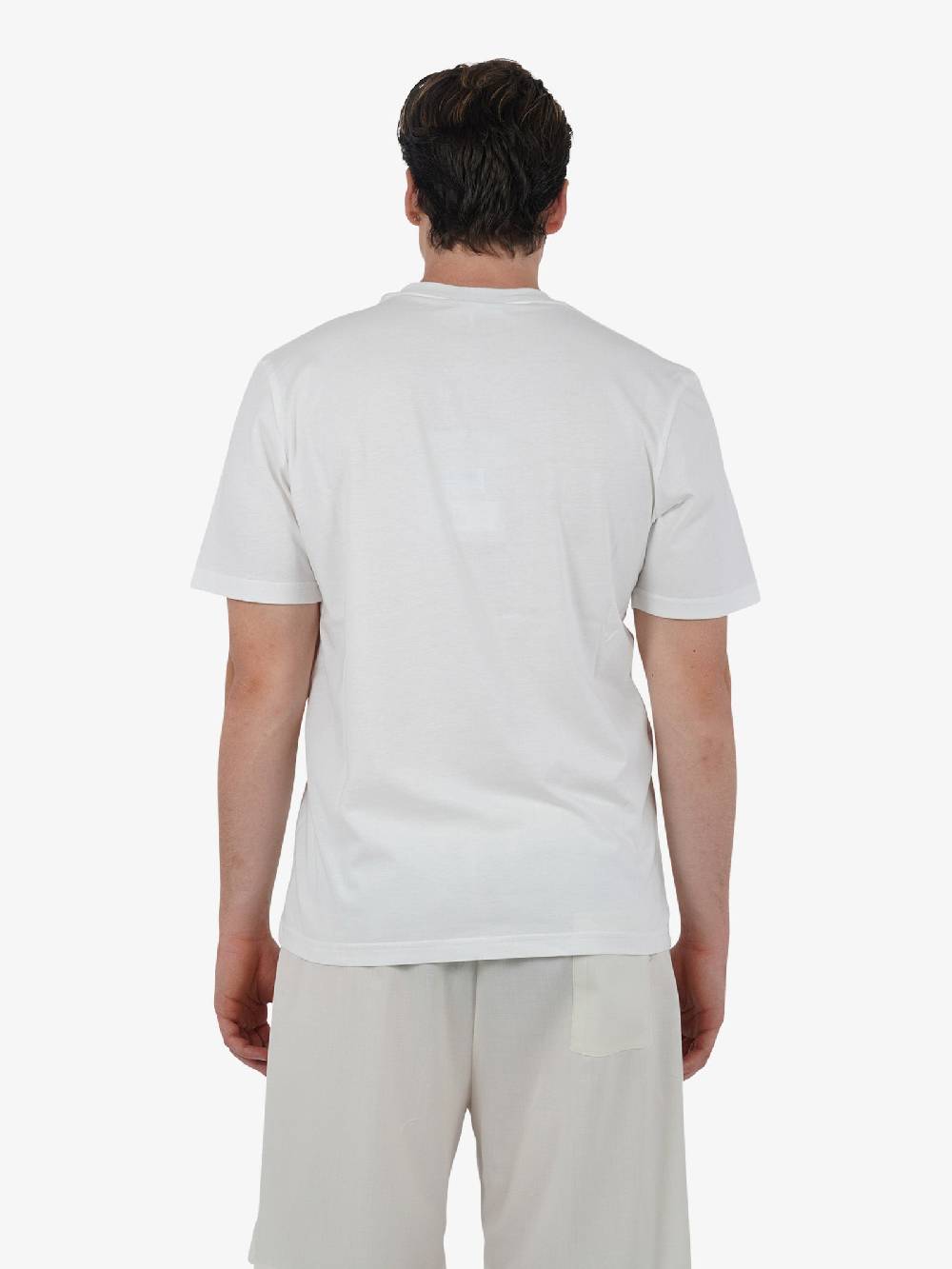 YES LONDON T-shirt XM4116 uomo cotone panna Promozione Limitata