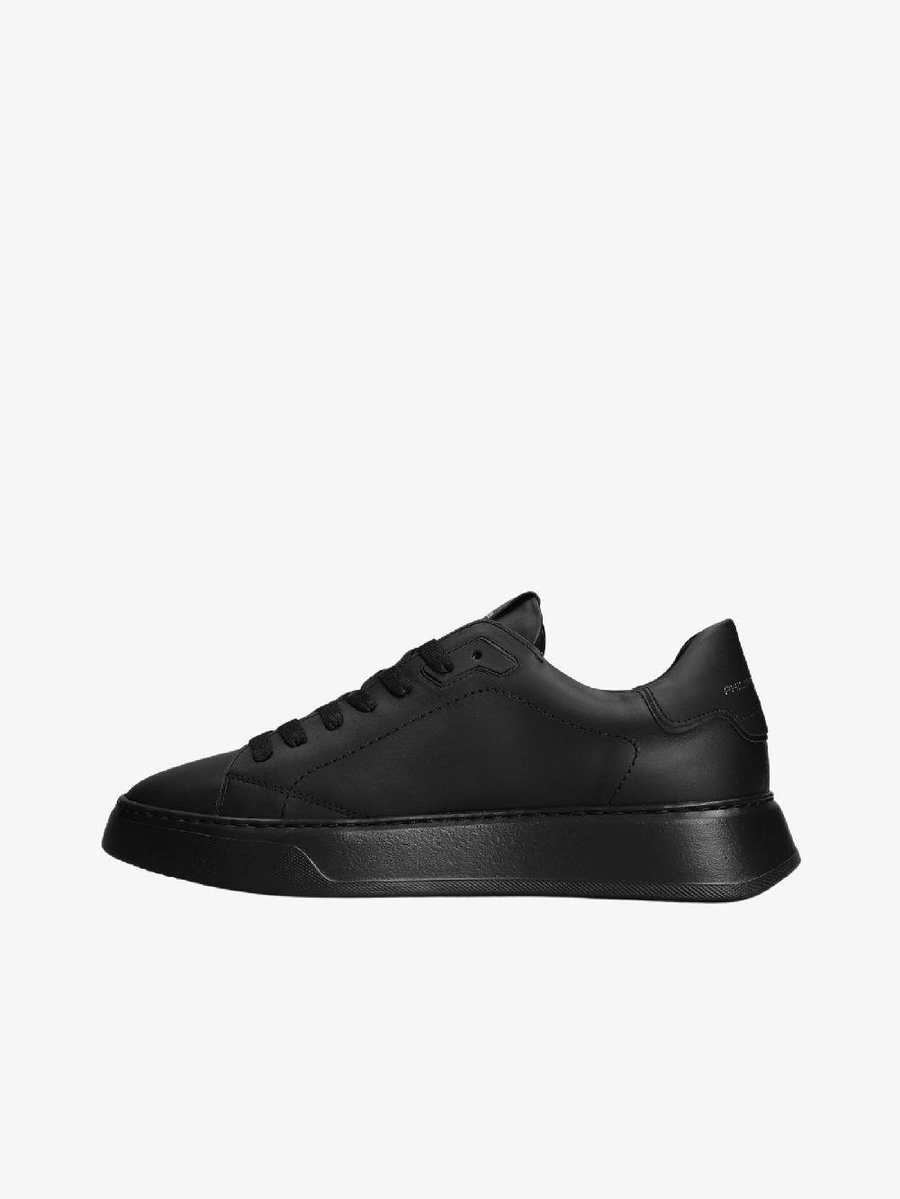 PHILIPPE MODEL Sneaker Temple Veau - Noir Blanc Shopping Online