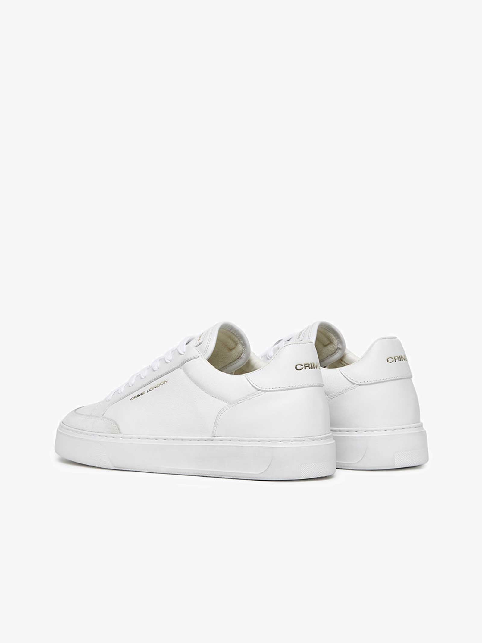 CRIME LONDON Sneakers Eclipse 17670PP6 uomo pelle bianco Offerta Pasqua