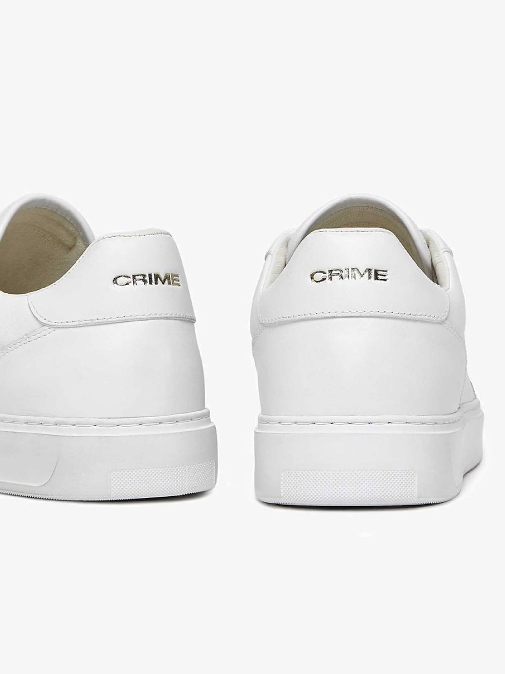 CRIME LONDON Sneakers Eclipse 17670PP6 uomo pelle bianco Offerta Pasqua