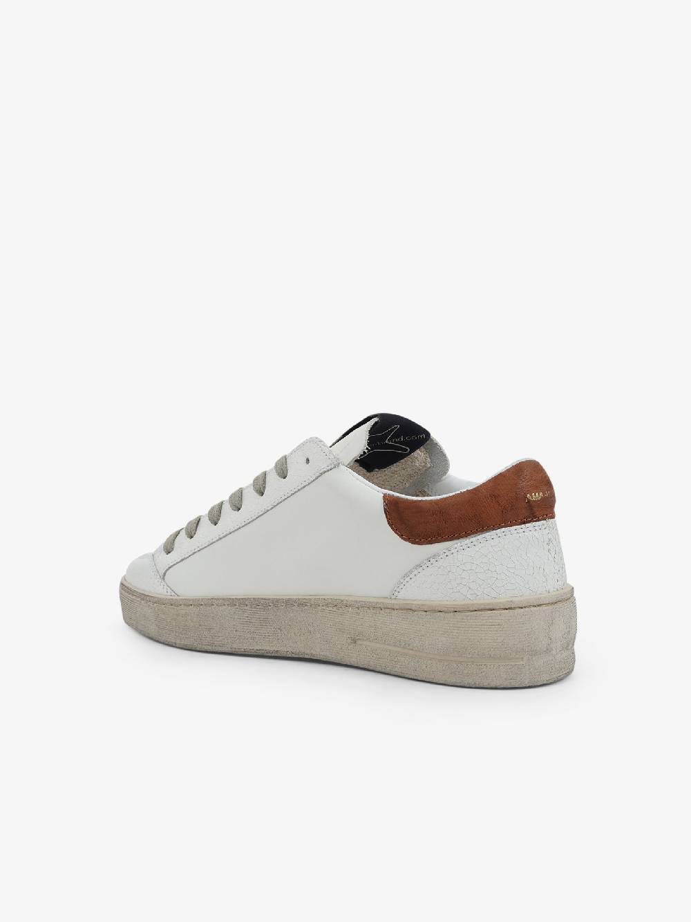 AMA BRAND Sneakers 2769 uomo pelle bianco Convenienza