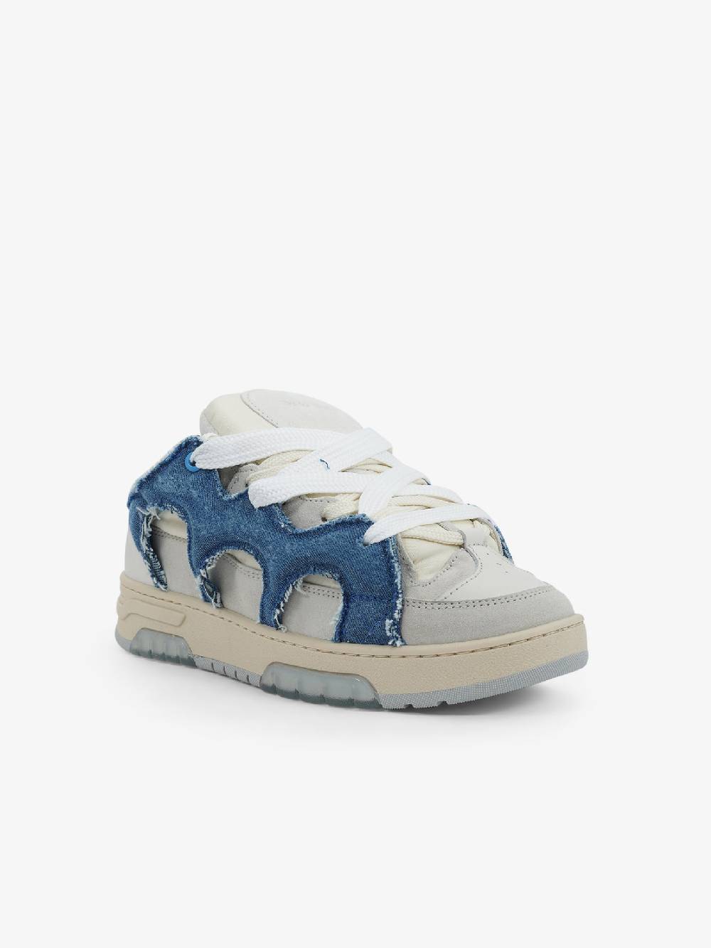 DANILO PAURA Sneakers YU01-S1-SU-AP SANTHA 1 pelle denim Offerta