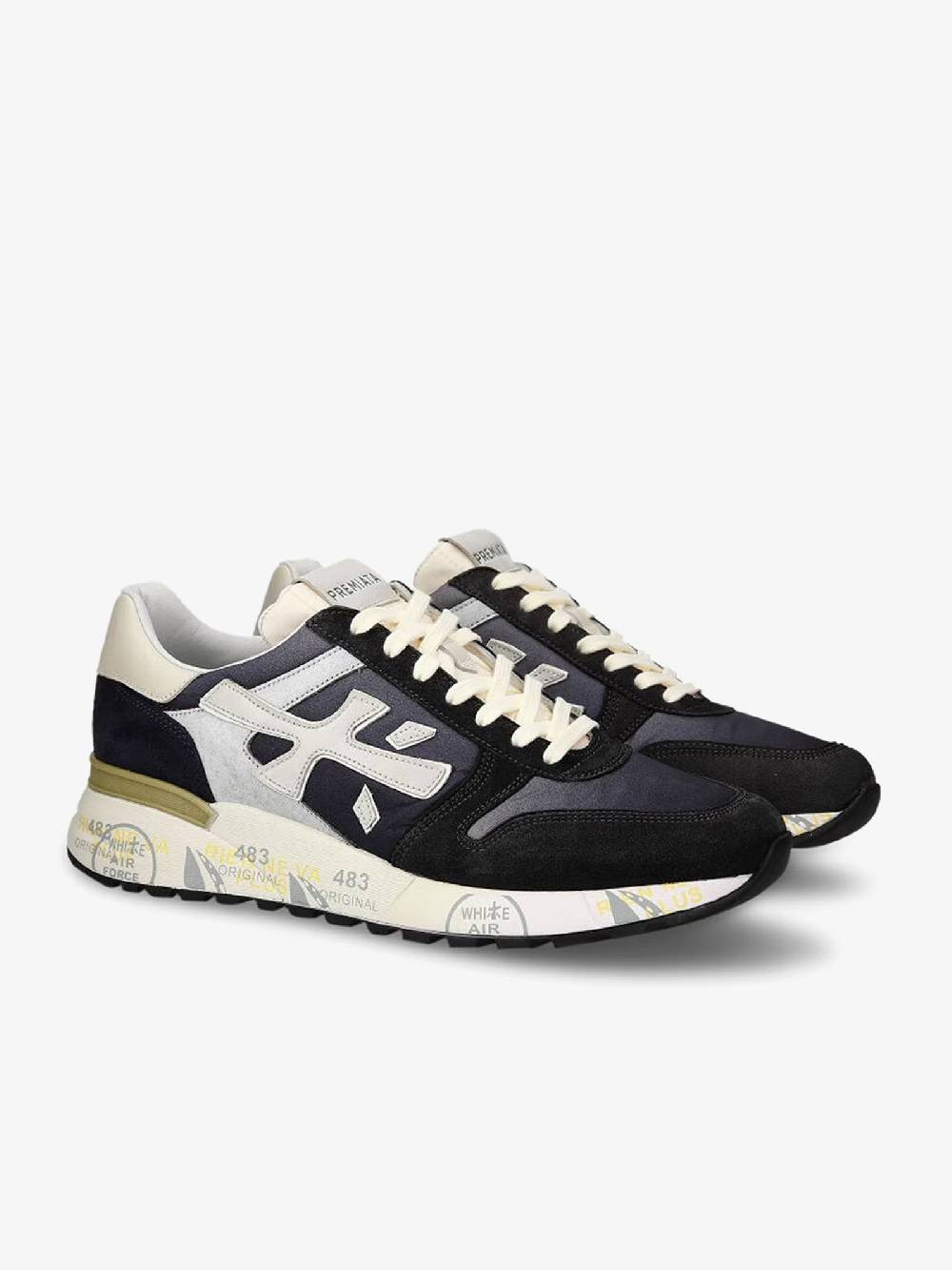 PREMIATA Sneakers MICK 6618 uomo pelle blu I Più Venduti