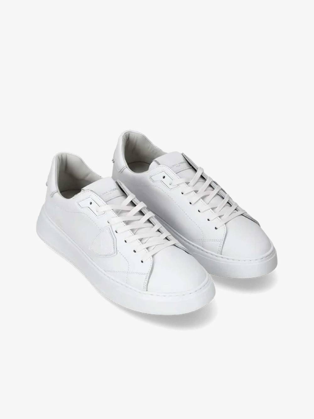 PHILIPPE MODEL Sneakers Temple Low BTLU uomo in pelle bianco Moda