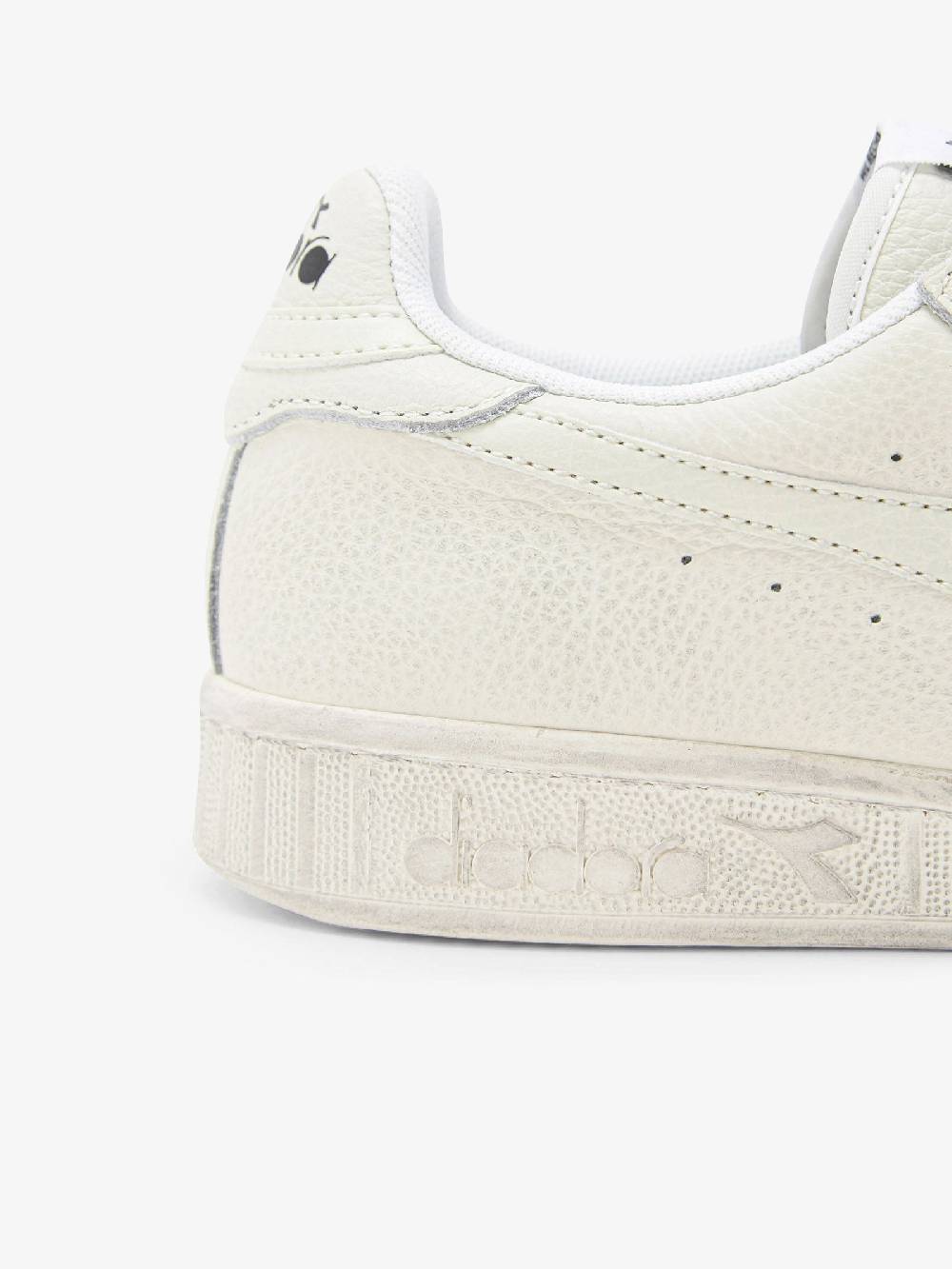 DIADORA Sneakers Game L Low Waxed 501.178301_ uomo in pelle bianco Italia