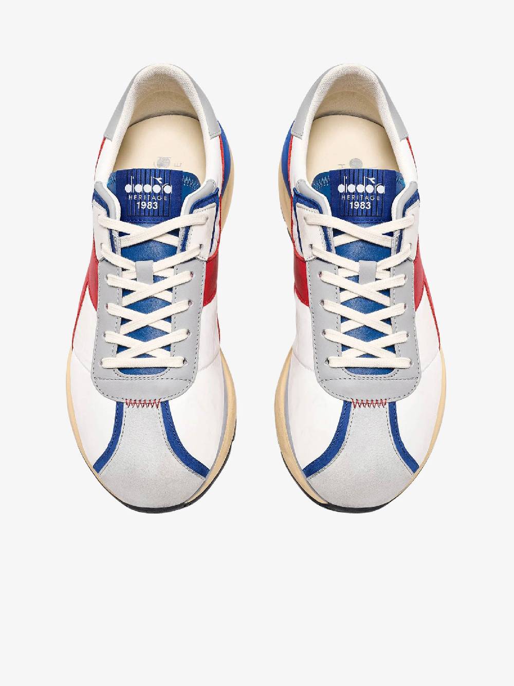 DIADORA Sneakers ELITE 201.180469_ uomo pelle bianco In Linea