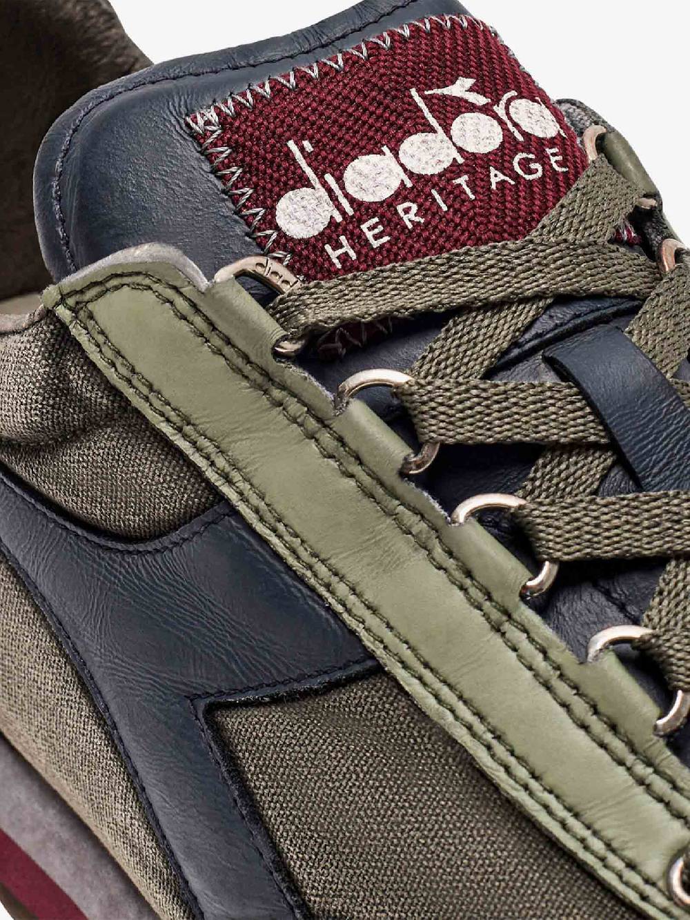 DIADORA Sneakers EQUIPE H DIRTY STONE WASH EVO 201.174736_ uomo pelle multicolor Vendita