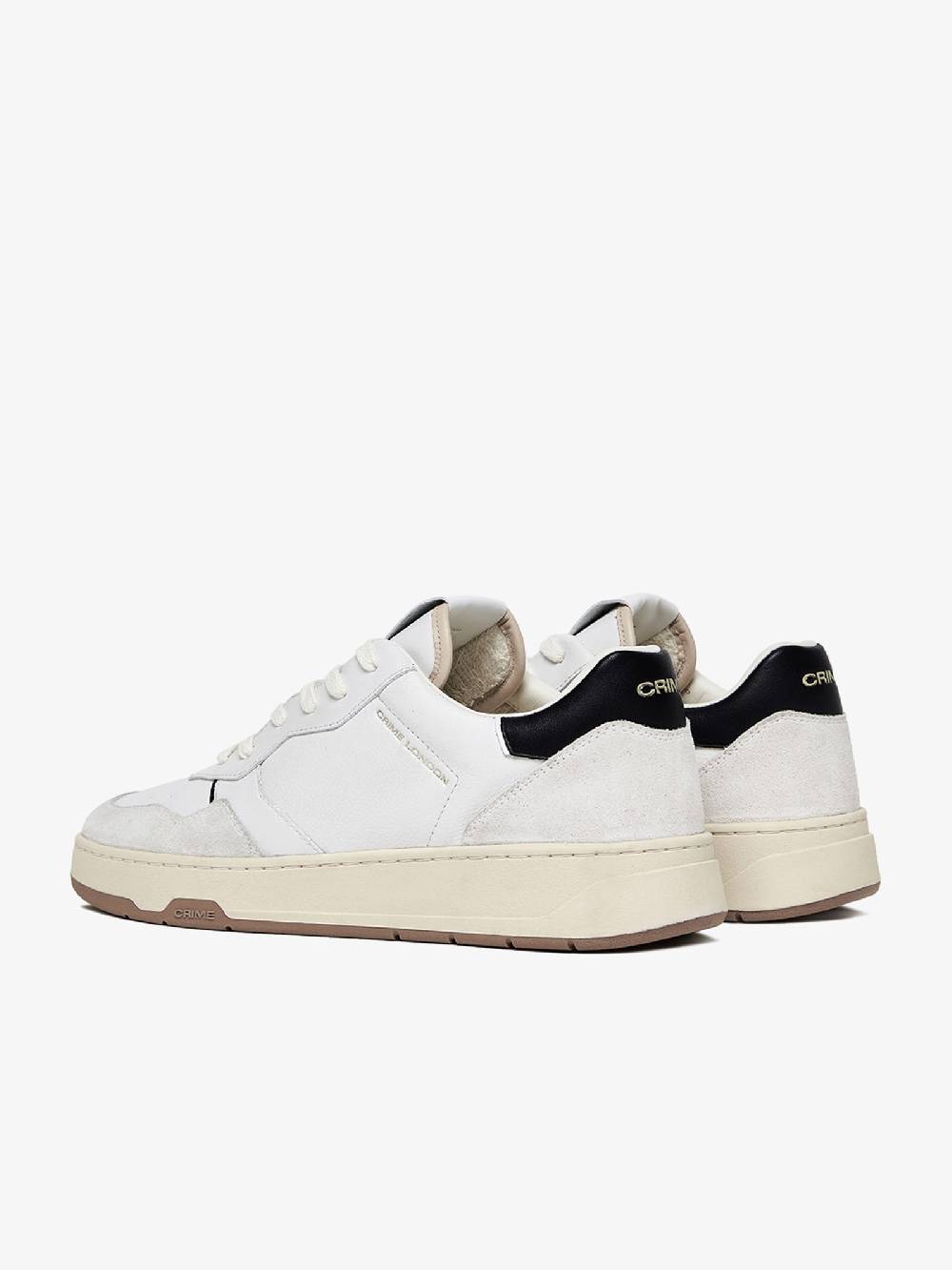 CRIME LONDON Sneakers Timeless 17201PP6 uomo in pelle bianco Pezzi Unici