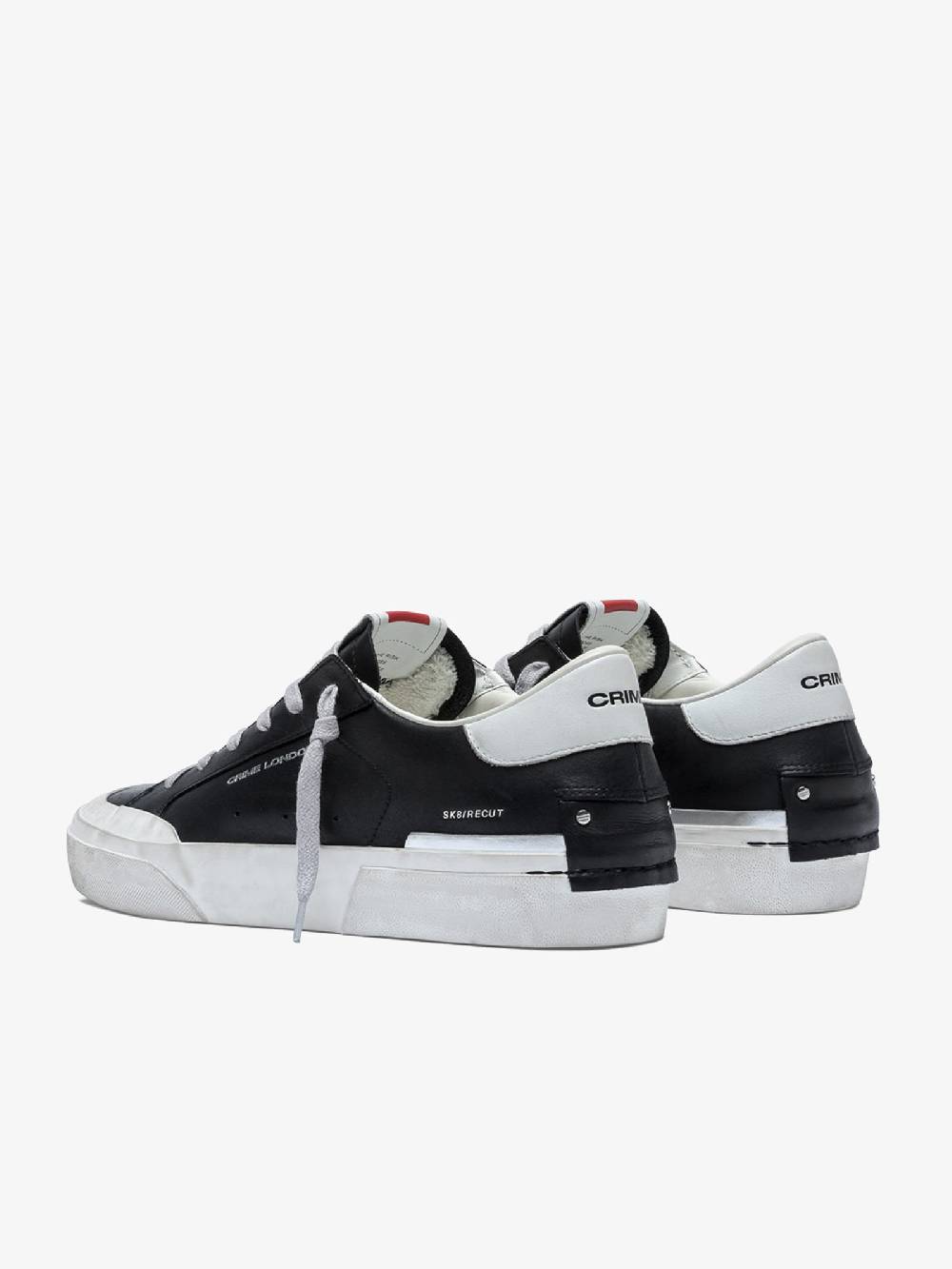 CRIME LONDON Sneakers Recut 17050PP6 uomo in pelle nero Acquista Ora