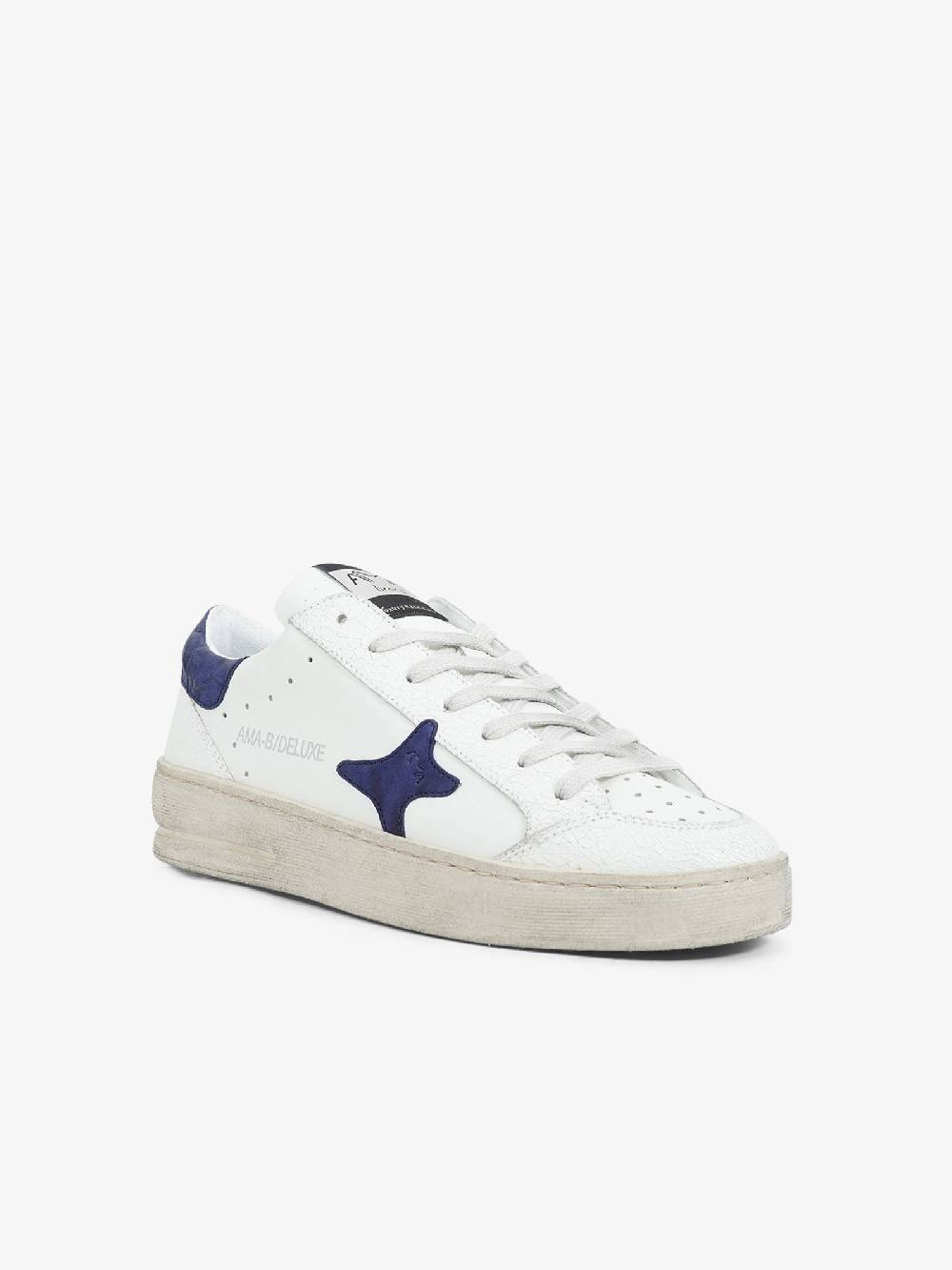 AMA BRAND Sneakers 2775 uomo in pelle bianco Prezzo Ridotto