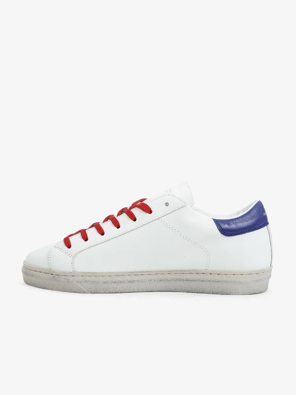 AMA BRAND Sneakers 2737 uomo in pelle bianco Sottocosto