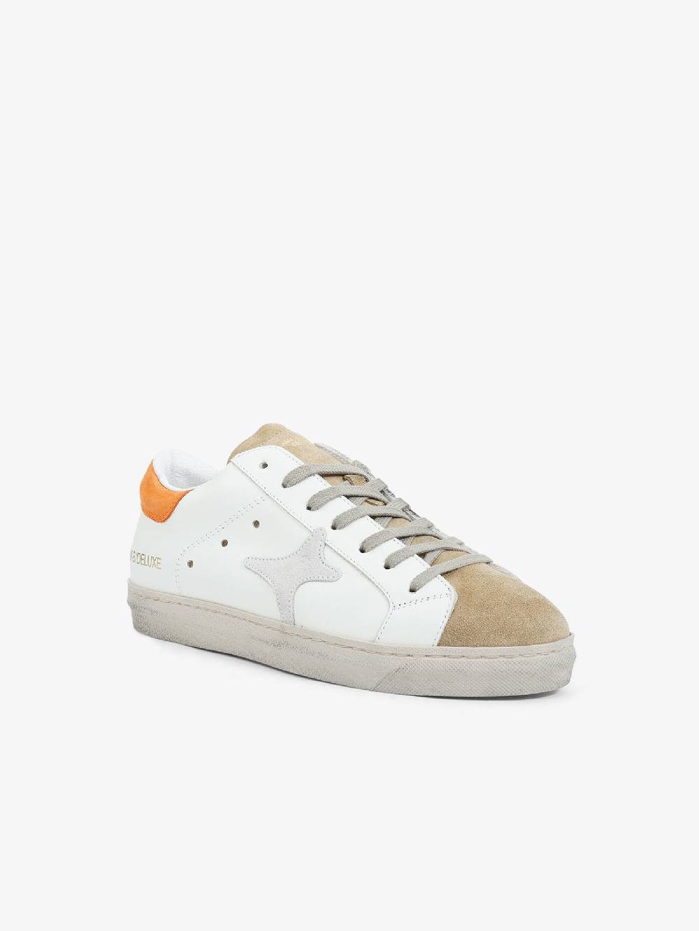 AMA BRAND Sneakers 2736 uomo in pelle bianco Convenienza