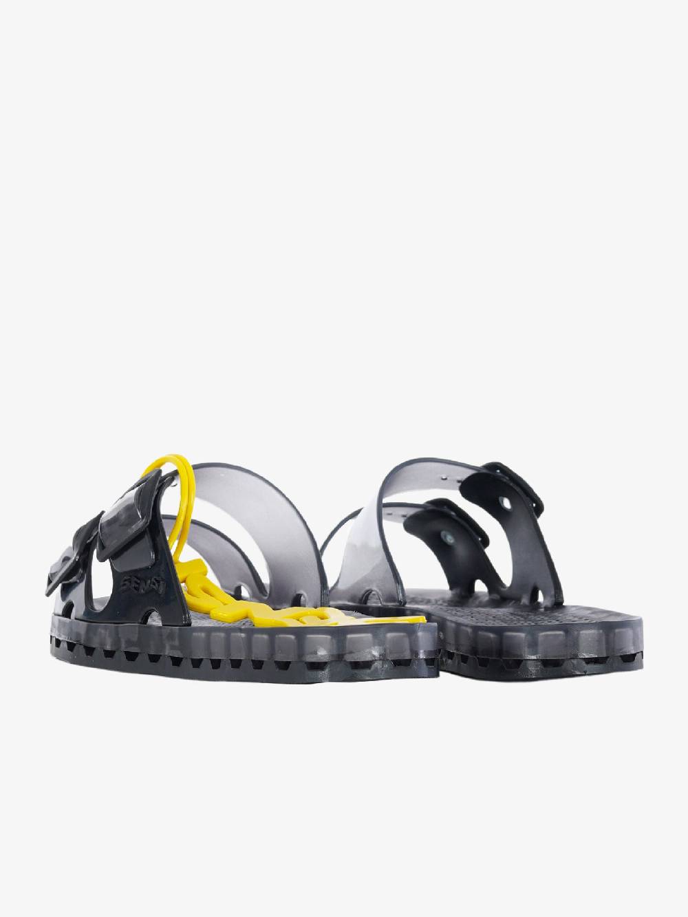SENSI Ciabatte la jolla black fluo 4151/BF grigio Vendita Calda