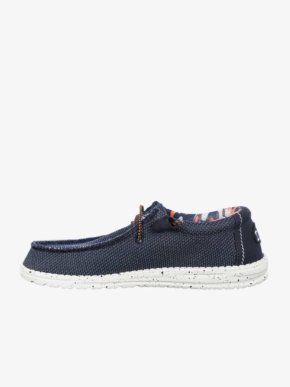 HEY DUDE Mocassini Wally Sox uomo blu In Saldo