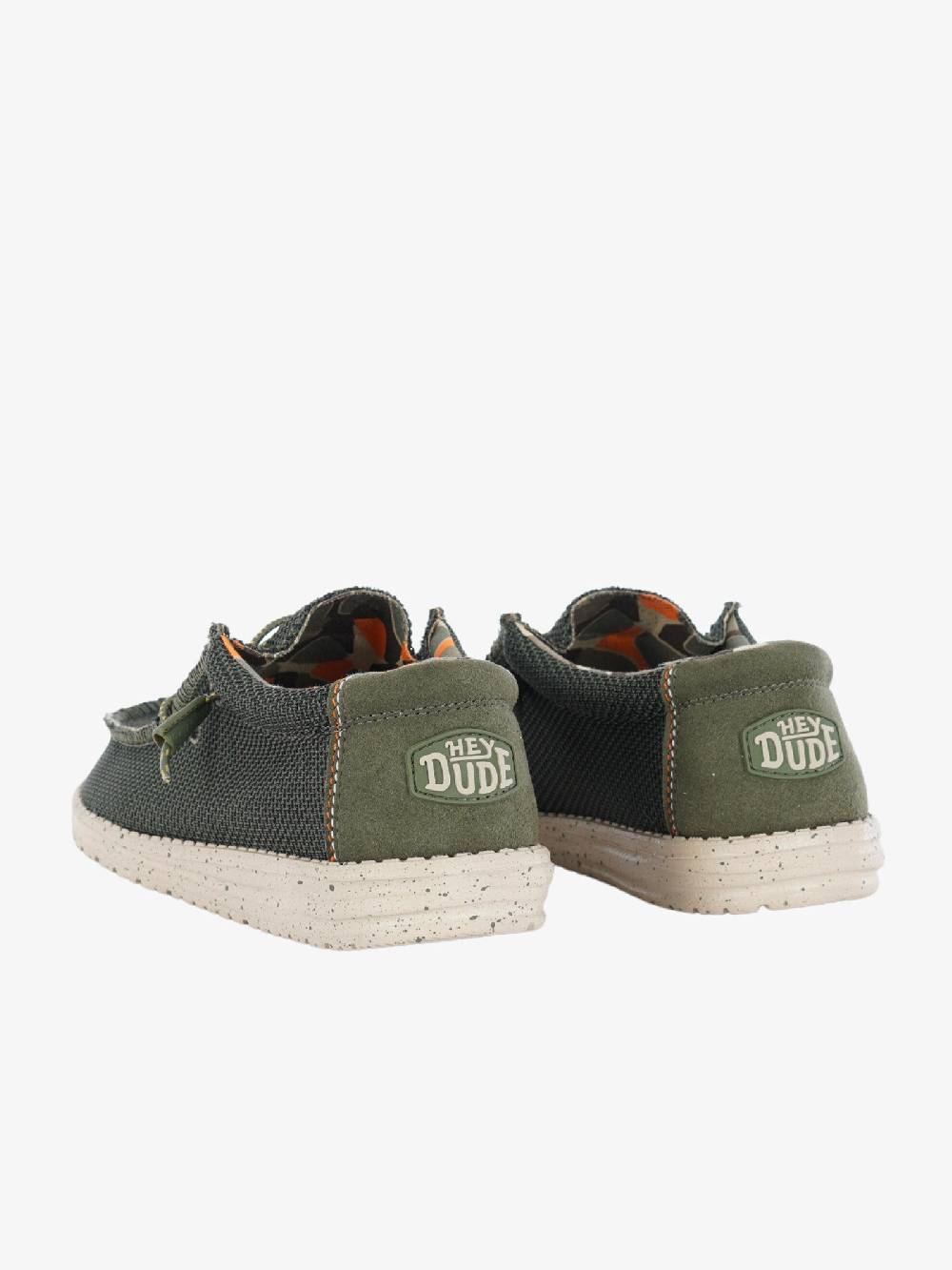HEY DUDE Mocassini Wally Sox uomo verde Soddisfazione Garantita