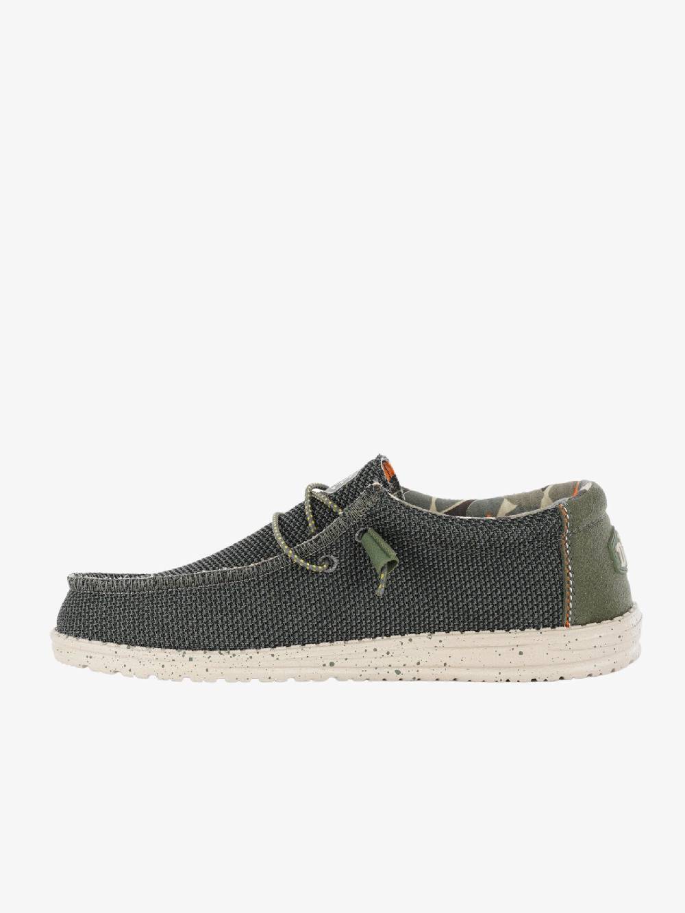 HEY DUDE Mocassini Wally Sox uomo verde Soddisfazione Garantita