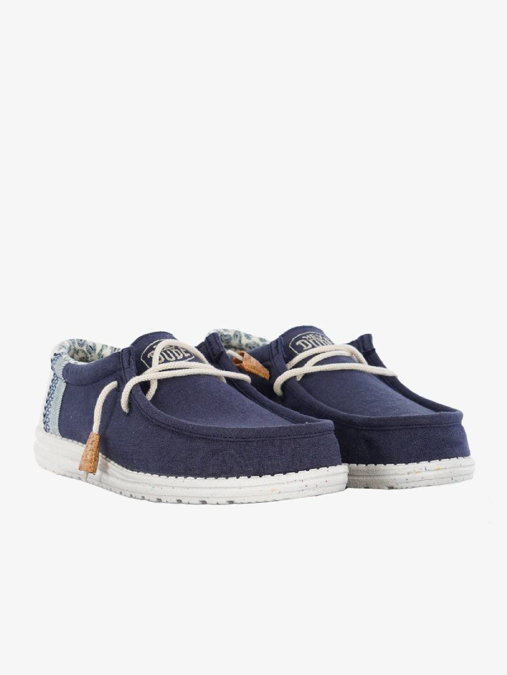 HEY DUDE Mocassini Wally Break Stitch uomo blu Moda