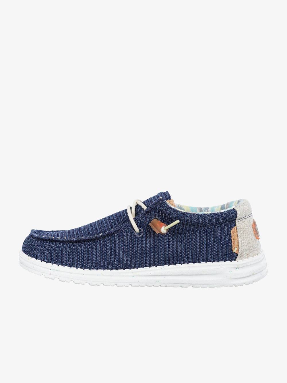 HEY DUDE Mocassini Wally Stretch uomo blu Italy