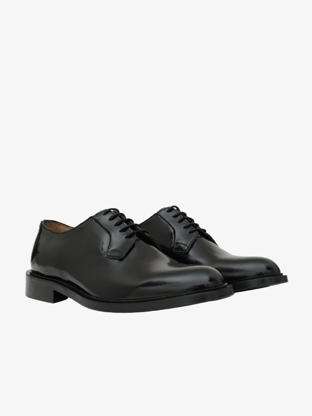 ANDREA FRANCESCO Stringate CH1 uomo in pelle nera Pezzi Unici