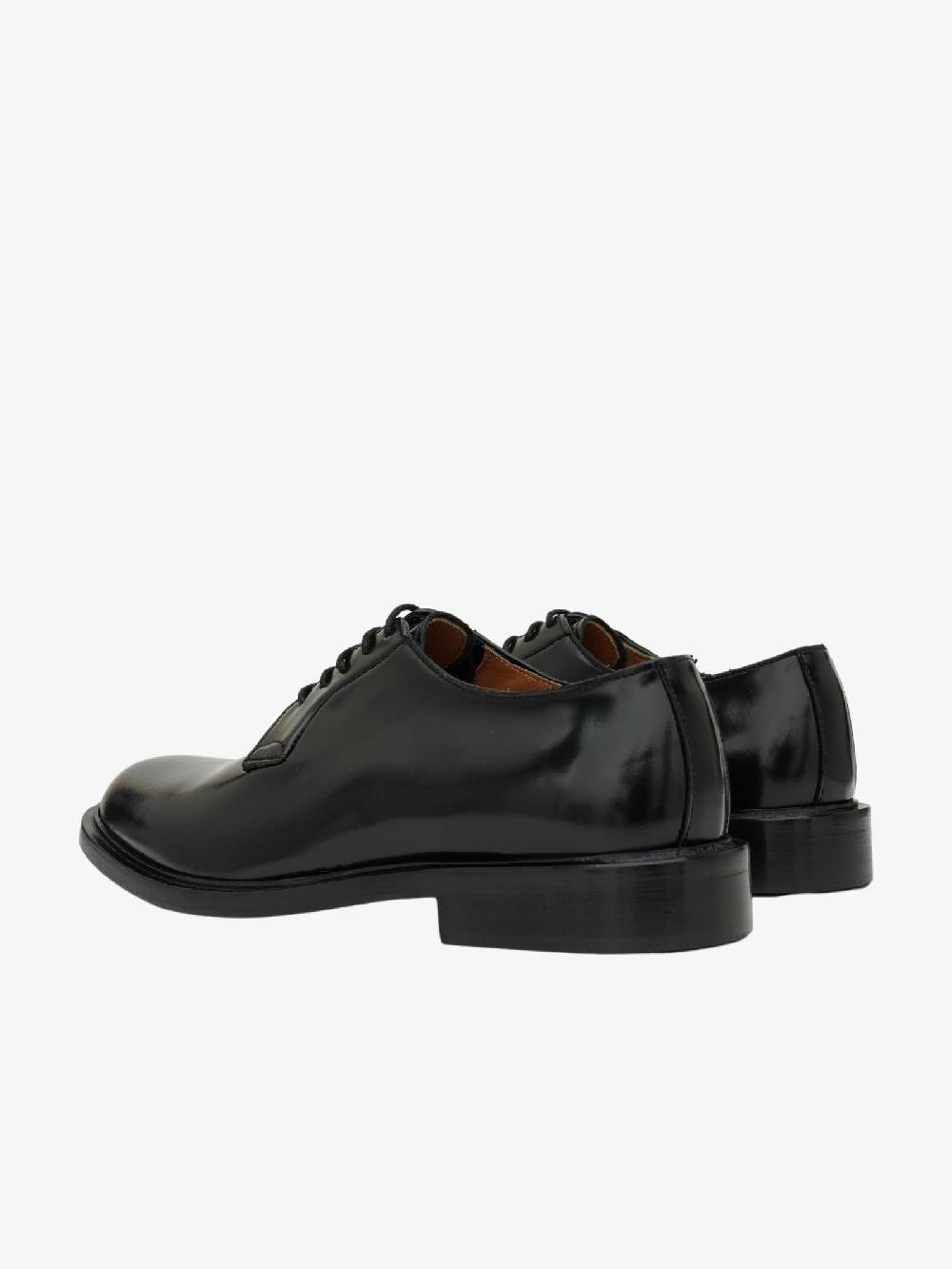 ANDREA FRANCESCO Stringate CH1 uomo in pelle nera Pezzi Unici
