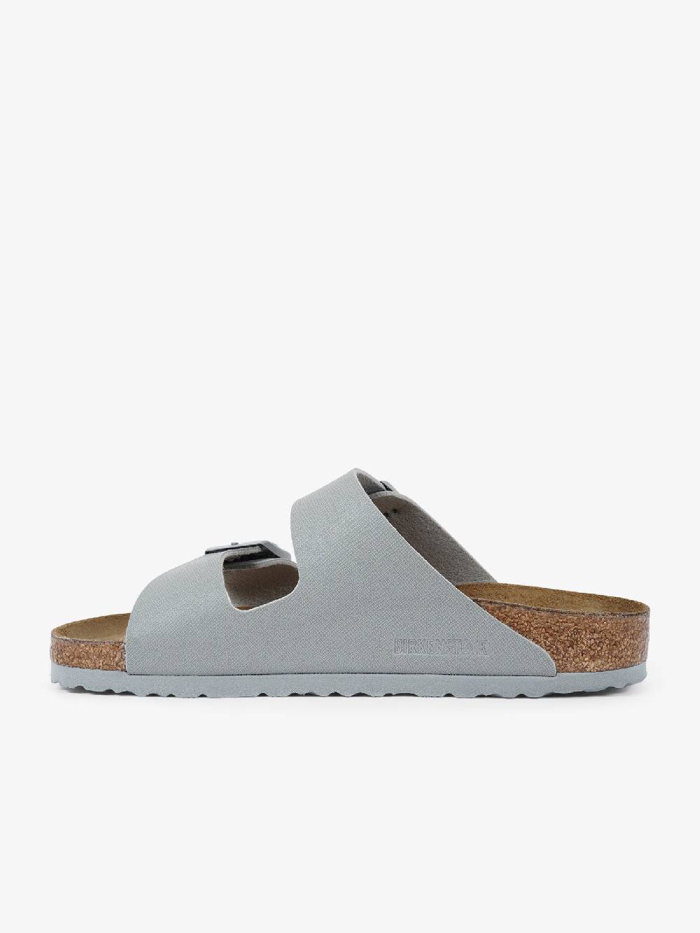 BIRKENSTOCK Ciabatte arizona saffiano 1026454 grigio Outlet