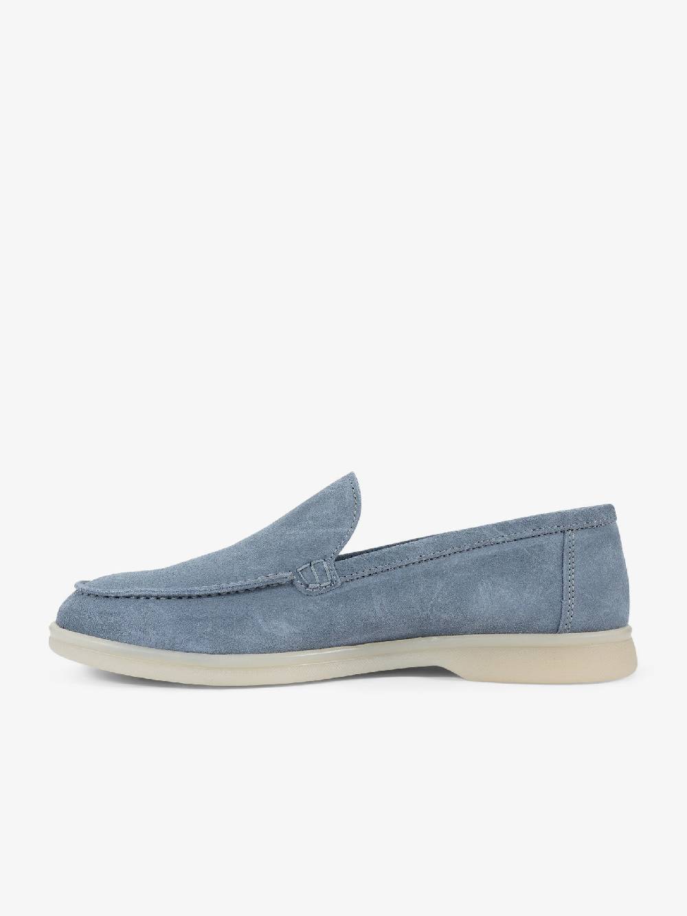 LORIS LORENZO Scarpe basse LORI27 uomo camoscio azzurro Italy
