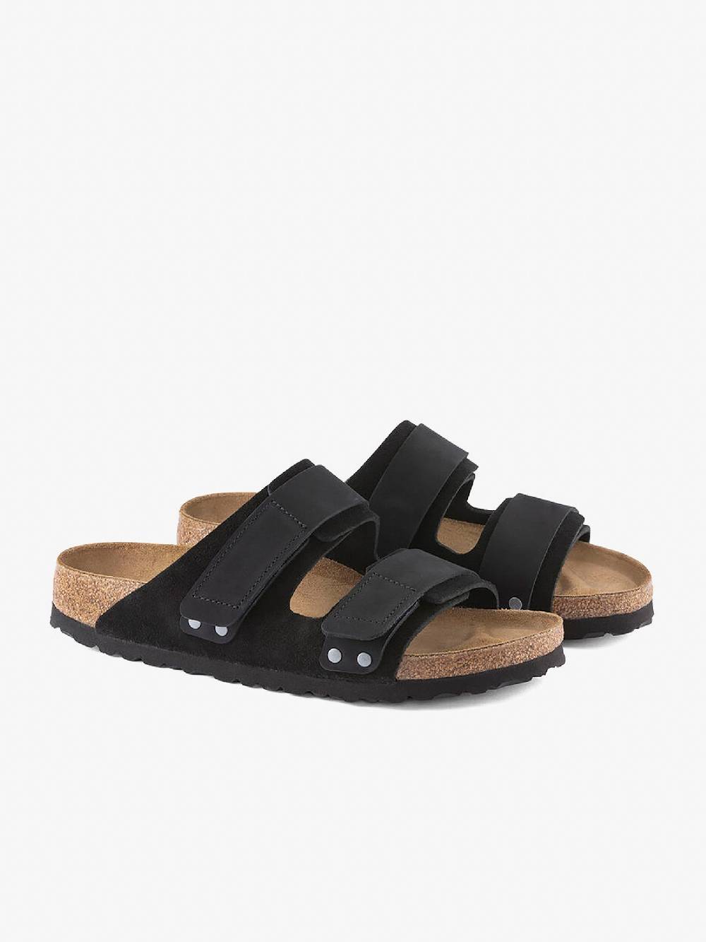 BIRKENSTOCK Ciabatte uji 1024832 pelle nero 2025