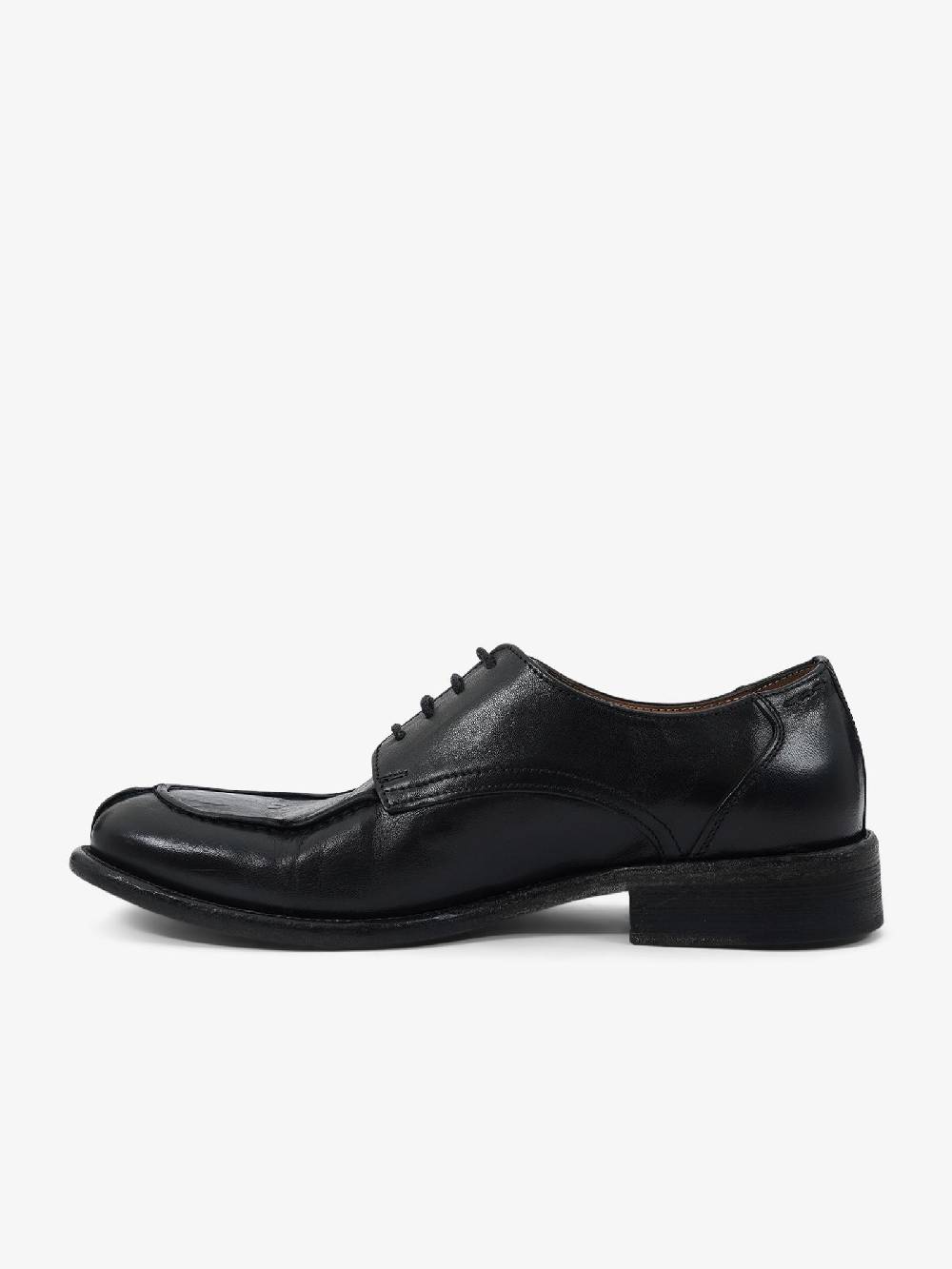ROGAL'S Stringate PANKA 6 uomo pelle nero Nuovo