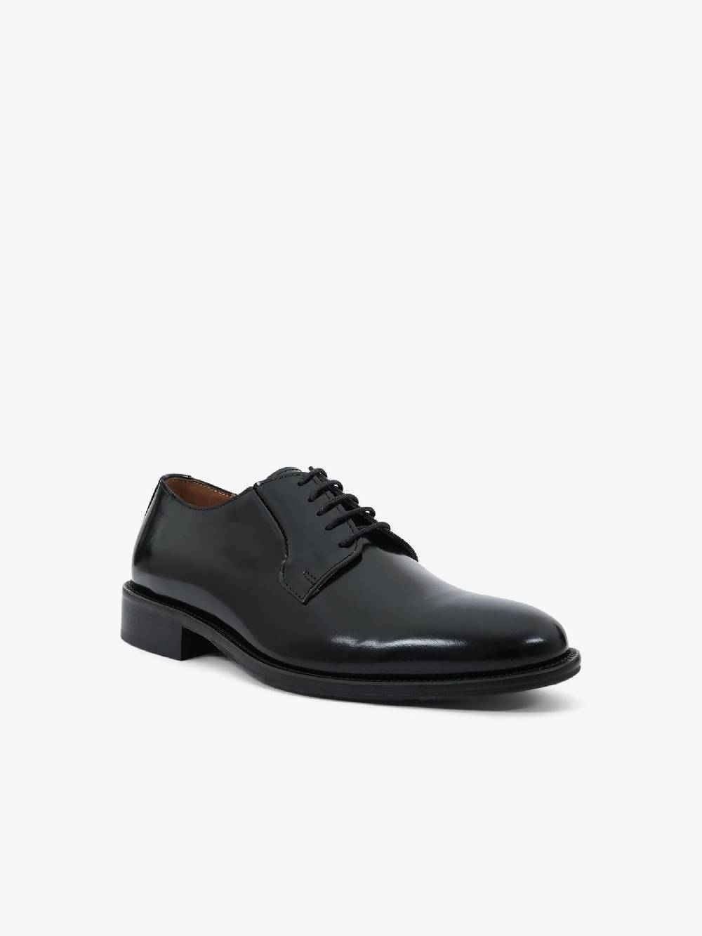 ROGAL'S Stringate OXFORD 6 uomo pelle nero Qualità