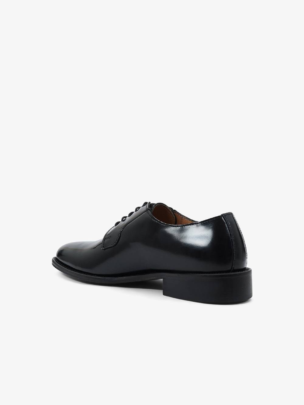 ROGAL'S Stringate OXFORD 6 uomo pelle nero Qualità