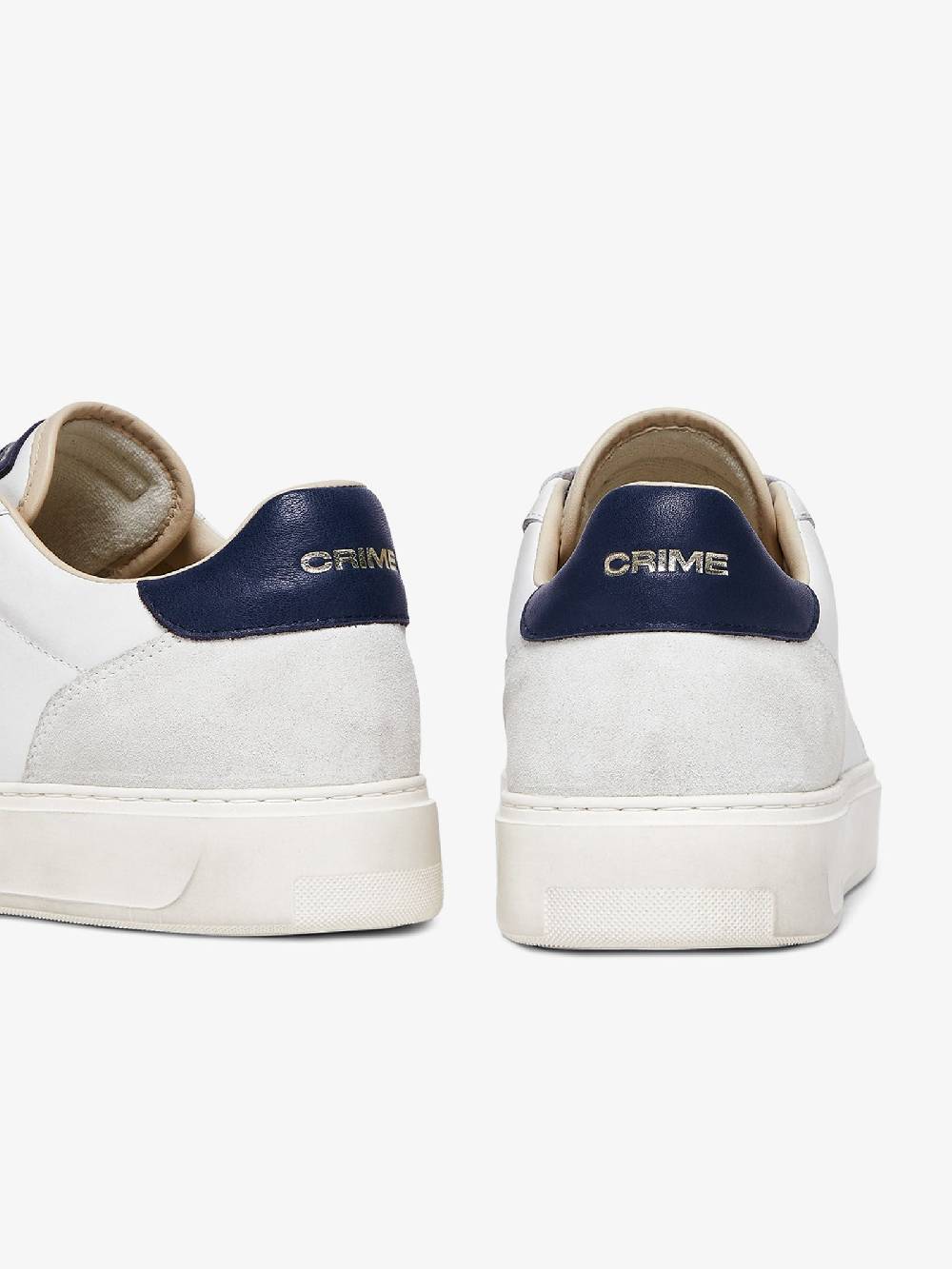 CRIME LONDON Sneakers ECLIPSE 17673PP6 uomo pelle bianco Consegna Veloce