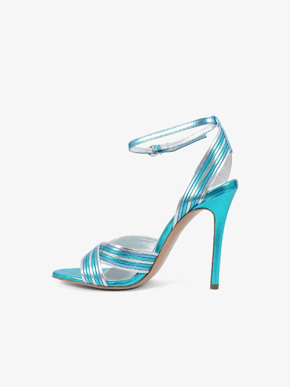 MARC ELLIS Sandali con tacco CYGNUS donna pelle azzurro Offerta