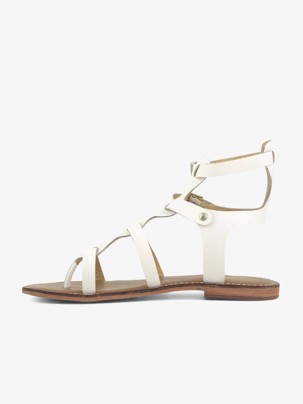 CB FUSION Sandali bassi gladiatore CBF.R221009 donna pelle bianco 2025