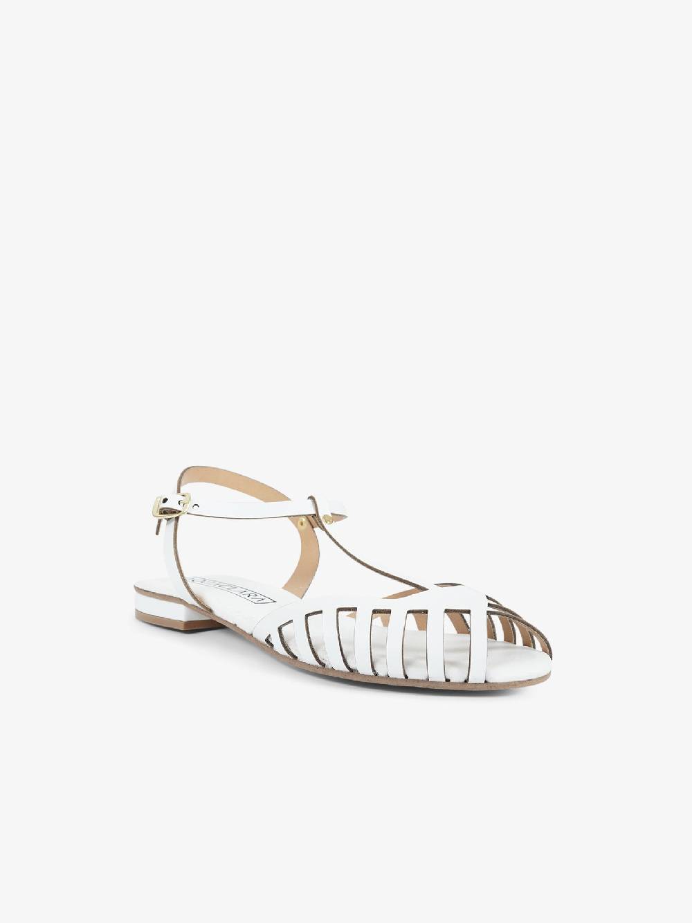 AQUACLARA Sandali bassi STROMBOLI-20 donna pelle bianco Vendita