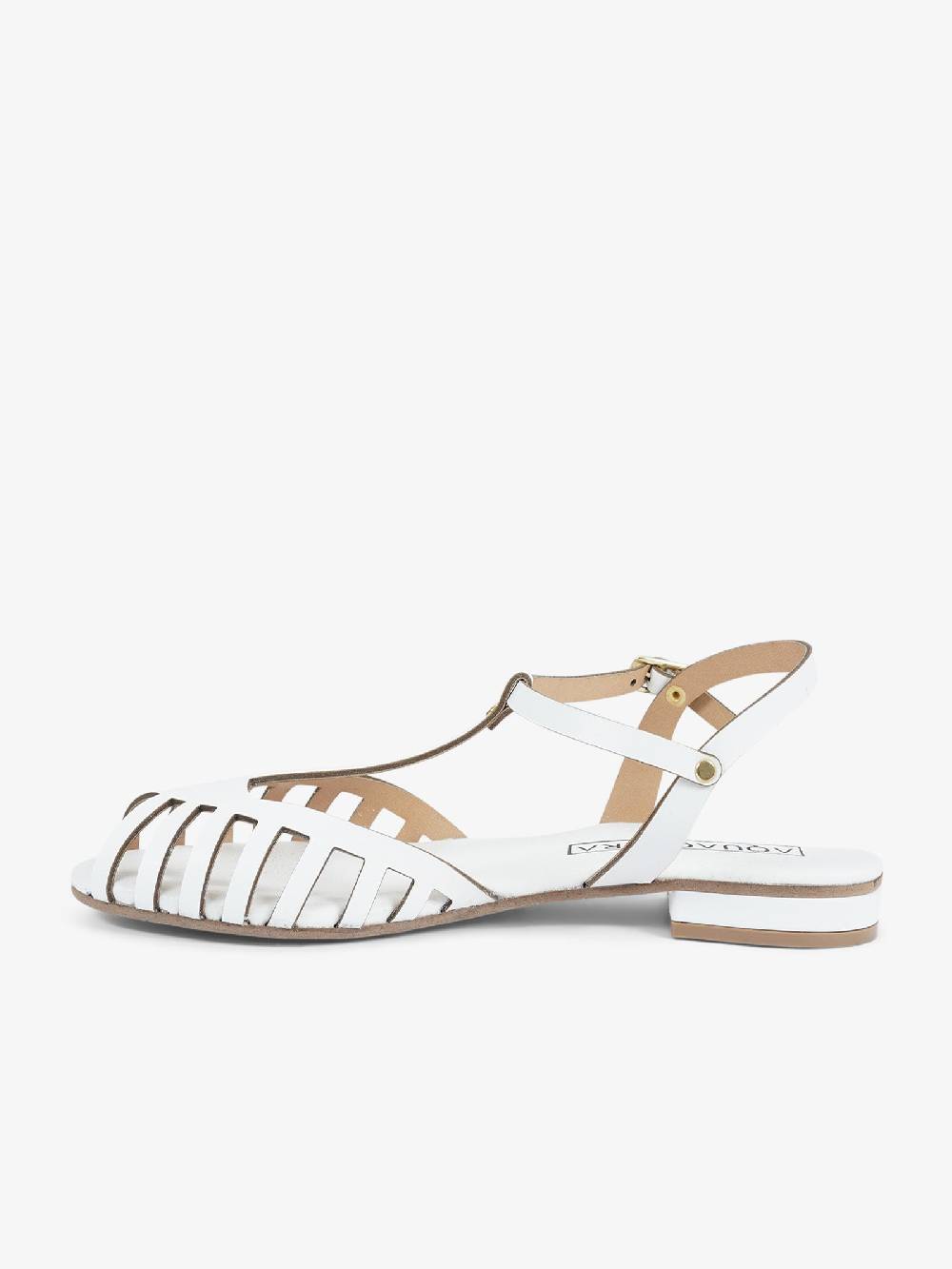AQUACLARA Sandali bassi STROMBOLI-20 donna pelle bianco Vendita