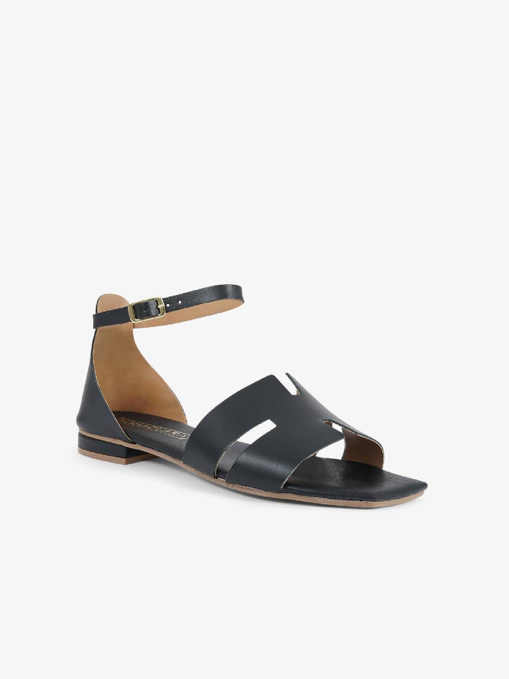AQUACLARA Sandali bassi MILOS-20 donna pelle nero Promozione