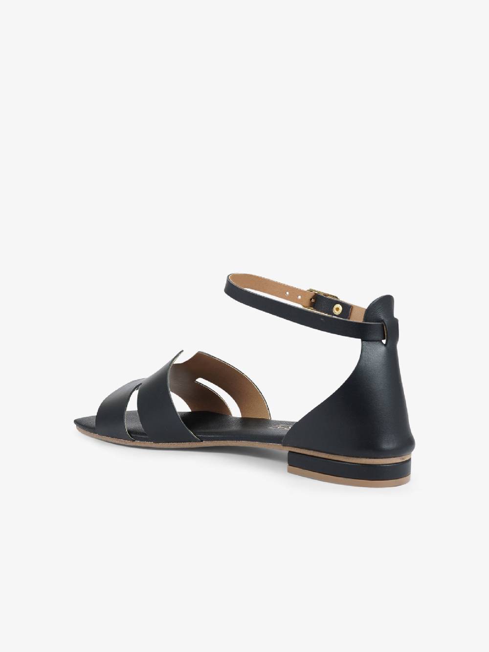 AQUACLARA Sandali bassi MILOS-20 donna pelle nero Promozione