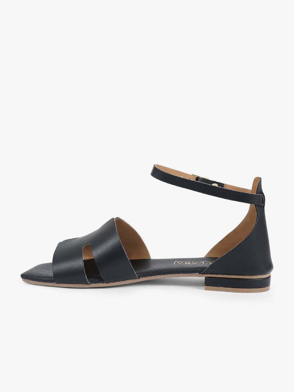 AQUACLARA Sandali bassi MILOS-20 donna pelle nero Promozione