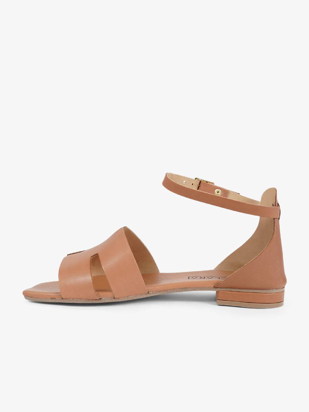 AQUACLARA Sandali bassi MILOS-20 donna pelle marrone Spedizione Gratuita