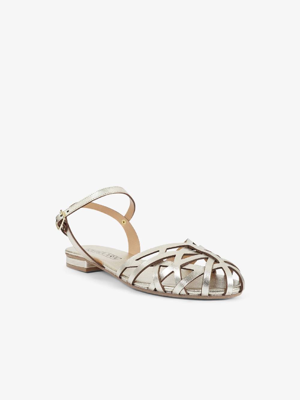 AQUACLARA Sandali bassi ITACA-20 donna pelle oro Pezzi Unici